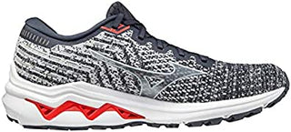 Mizuno Men'S Wave Inspire 17 Knit Running Shoes Blue/White Size 9 D Medium Us