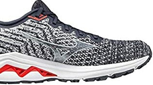 Mizuno Men'S Wave Inspire 17 Knit Running Shoes Blue/White Size 9 D Medium Us