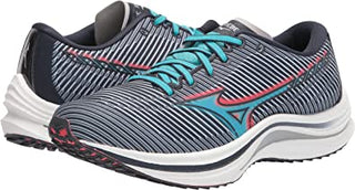 Mizuno Women'S Wave Rebellion Running Shoes Ink/Scuba Size 10.5 B Medium Us