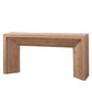 62" Modern Rustic Console Table – Solid-Look Engineered Wood Entryway Table