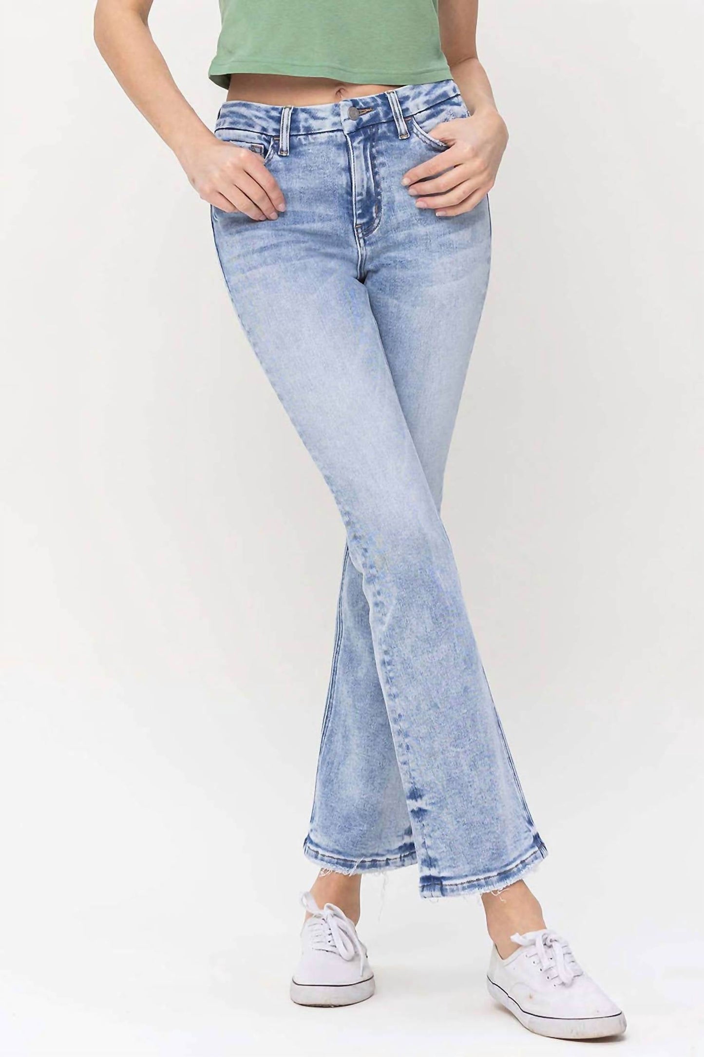 Vervet By Flying Monkey - High Rise Seamless Bootcut Jeans