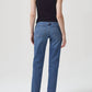 Agolde - Riley Long High Rise Straight Jeans