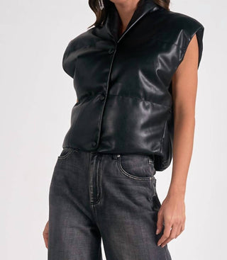 Elan - High Collar Vest