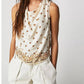 Free People - Silas Printed Cowlneck Top