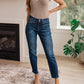 Judy Blue - High Rise Release Hem Slim Jeans