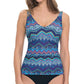 Profile By Gottex - E-Cup V-Neck Tankini Top