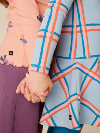 Tea Collection - Ribbed Drop Waist Skater Dress