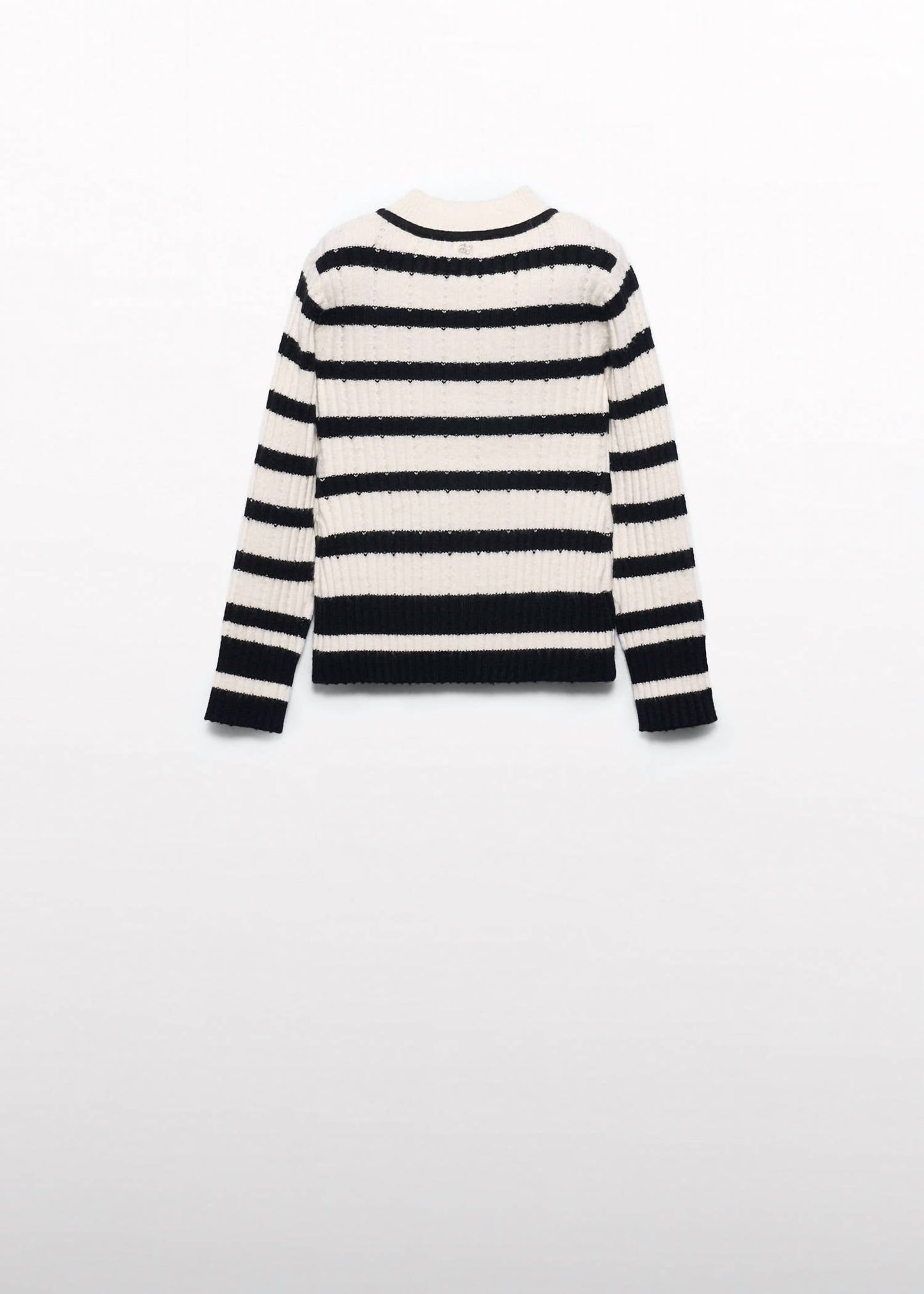 Abel & Lula - Girl's Knit Striped Turtleneck Sweater