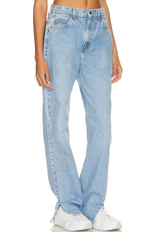 Aligrace - Alyssa Tilted Split Customs Jeans