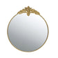 Large Round Wall Mirror With Metal Frame Circle Accent Mirror For Living Room Bedroom Entryway - Gold