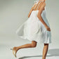 Vince - Pleated A- Line Pintuck Mini Dress