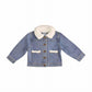Mudpie - Denim Sherpa Jacket