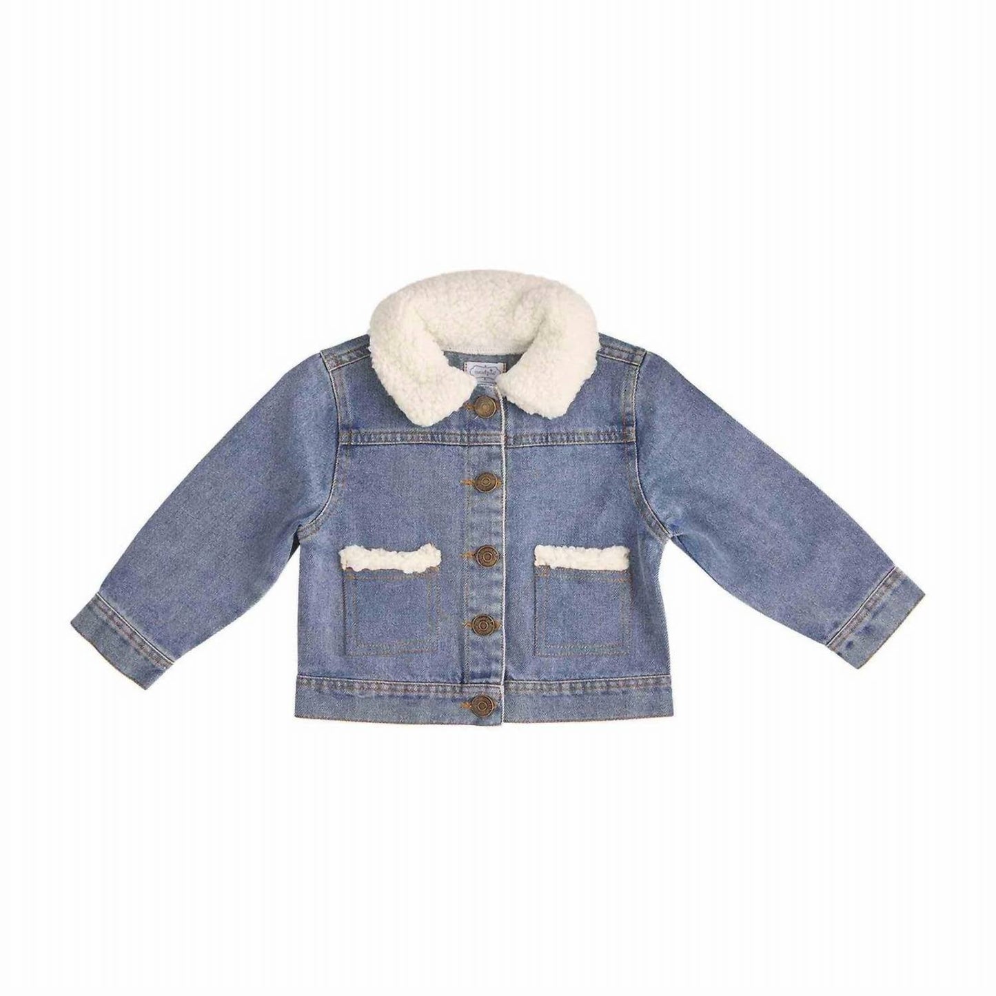 Mudpie - Denim Sherpa Jacket