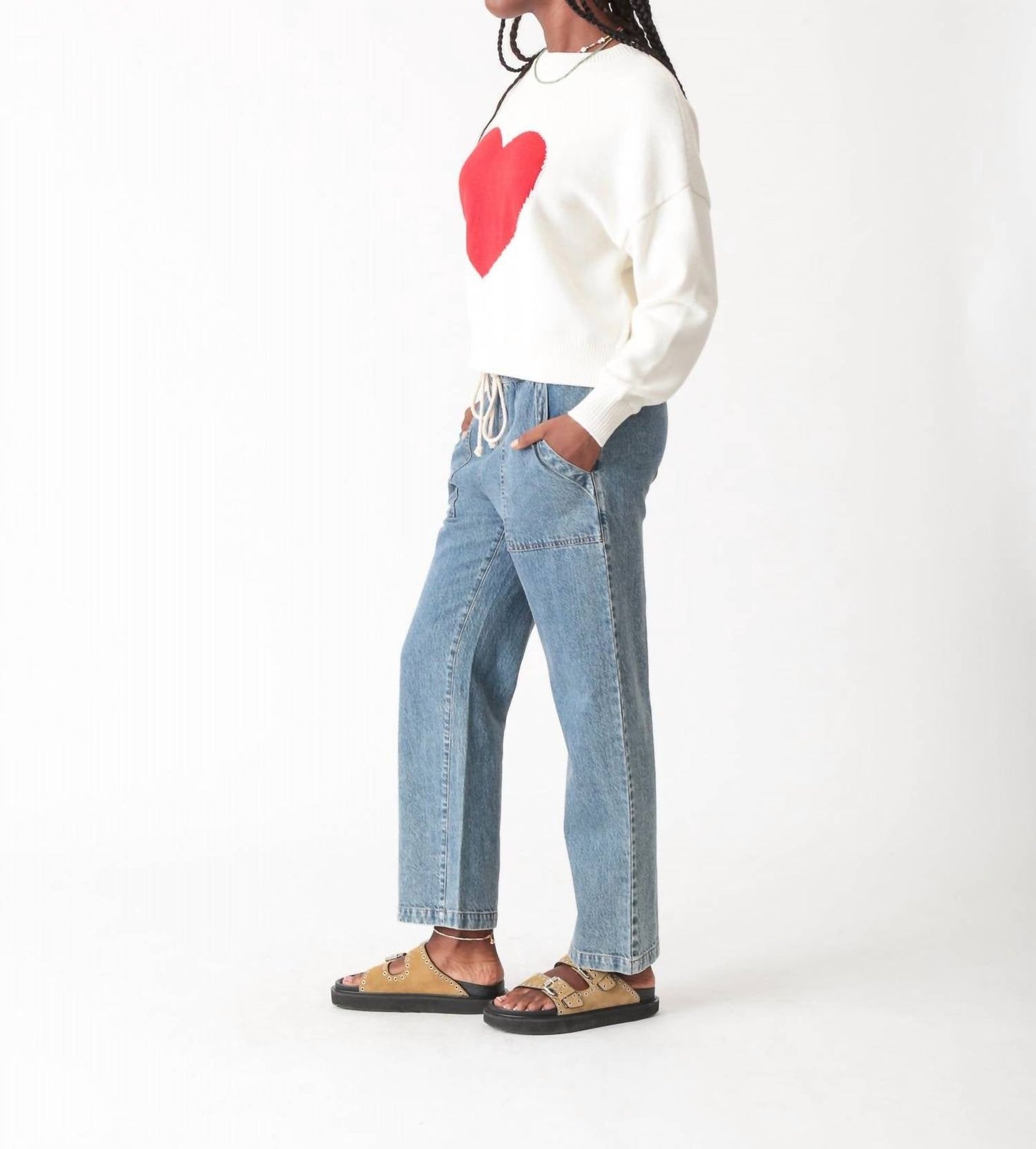 Electric & Rose - Heart Sweater
