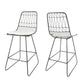 Yearning Iron Counter Stool With Water Resistant Cushion