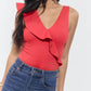 Adelyn Rae - Palmas Asymmetrical Ruffle Bodysuit