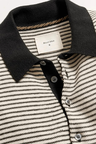 Billy Reid - Stripe Sweater Polo Shirt