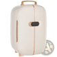 12l Portable Beauty Fridge with Led Display and Rose Gold Accents