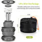 12pcs Camping Cookware Set with Aluminum Pot and Kettle