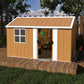 Heavy Duty 12x8 Ft Metal Storage Shed with Windows