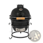 13 Inch Ceramic Kamado Charcoal Grill Black