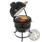 13 Inch Ceramic Kamado Charcoal Grill Black