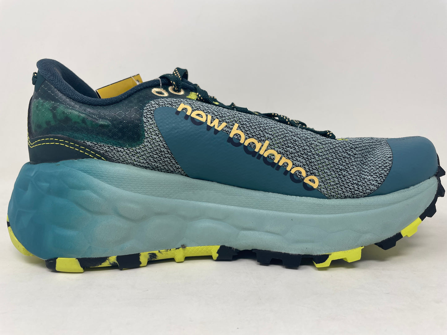 New Balance Women'S More Trail V2 Shoes Sea/Yellow Size 6 B Medium Us