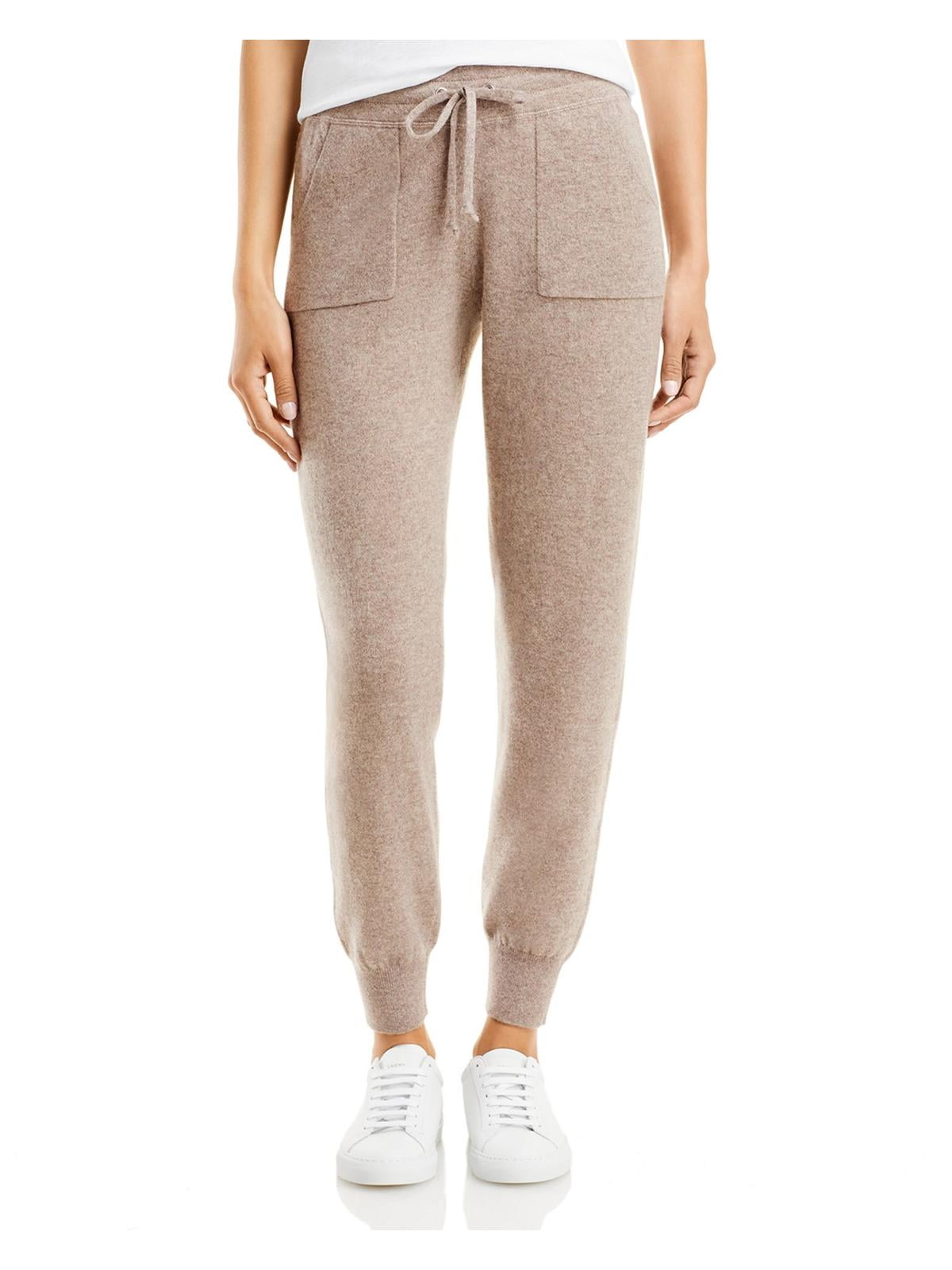 C by Bloomingdale's Cashmere Jogger Pants Beige Size S