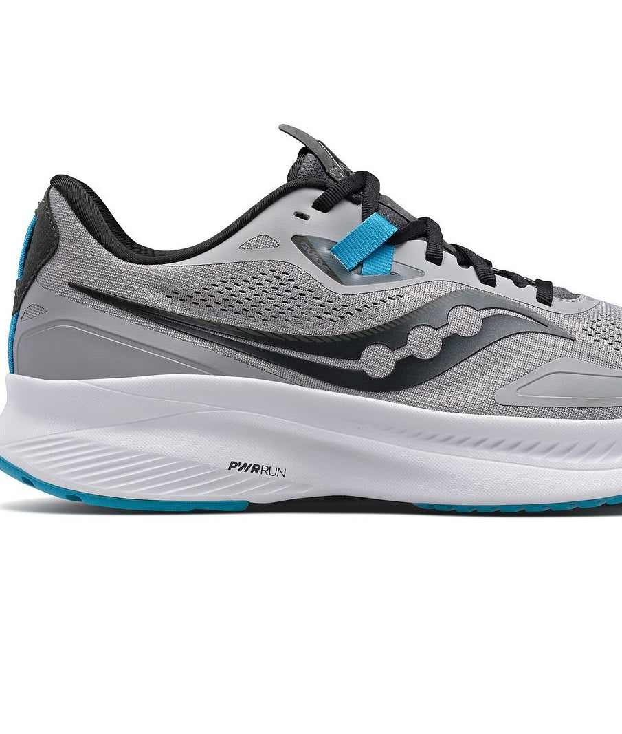 Saucony Men'S Ride 15 Running Shoes Alloy/Topaz Size 11 D Medium Us