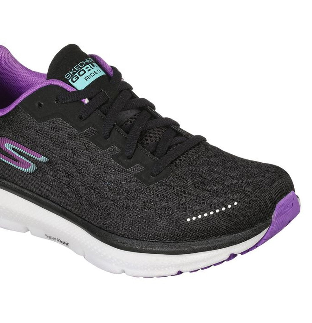 Skechers Women'S Go Run Ride 9 Running Shoes Black Size 9.5 B Medium Us