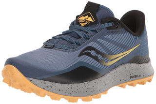 Saucony Women'S Peregrine 12 Trail Shoes Basin/Gold Yellow