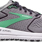 Brooks Women'S Ariel '20 Running Shoe, Alloy/Black Pearl/Green