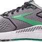Brooks Women'S Ariel '20 Running Shoe, Alloy/Black Pearl/Green