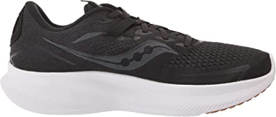 Saucony Men'S Ride 15 Running Shoes Black