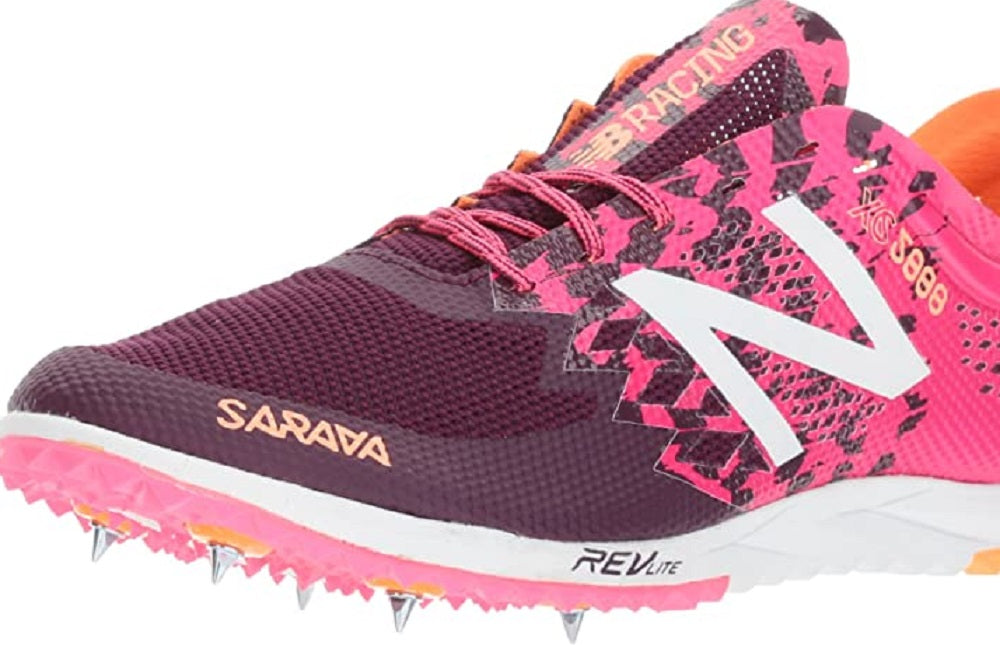 New Balance Women's XC 5000 V3 Running Shoes Dark Mulberry/Alpha Pink Size 10 B US