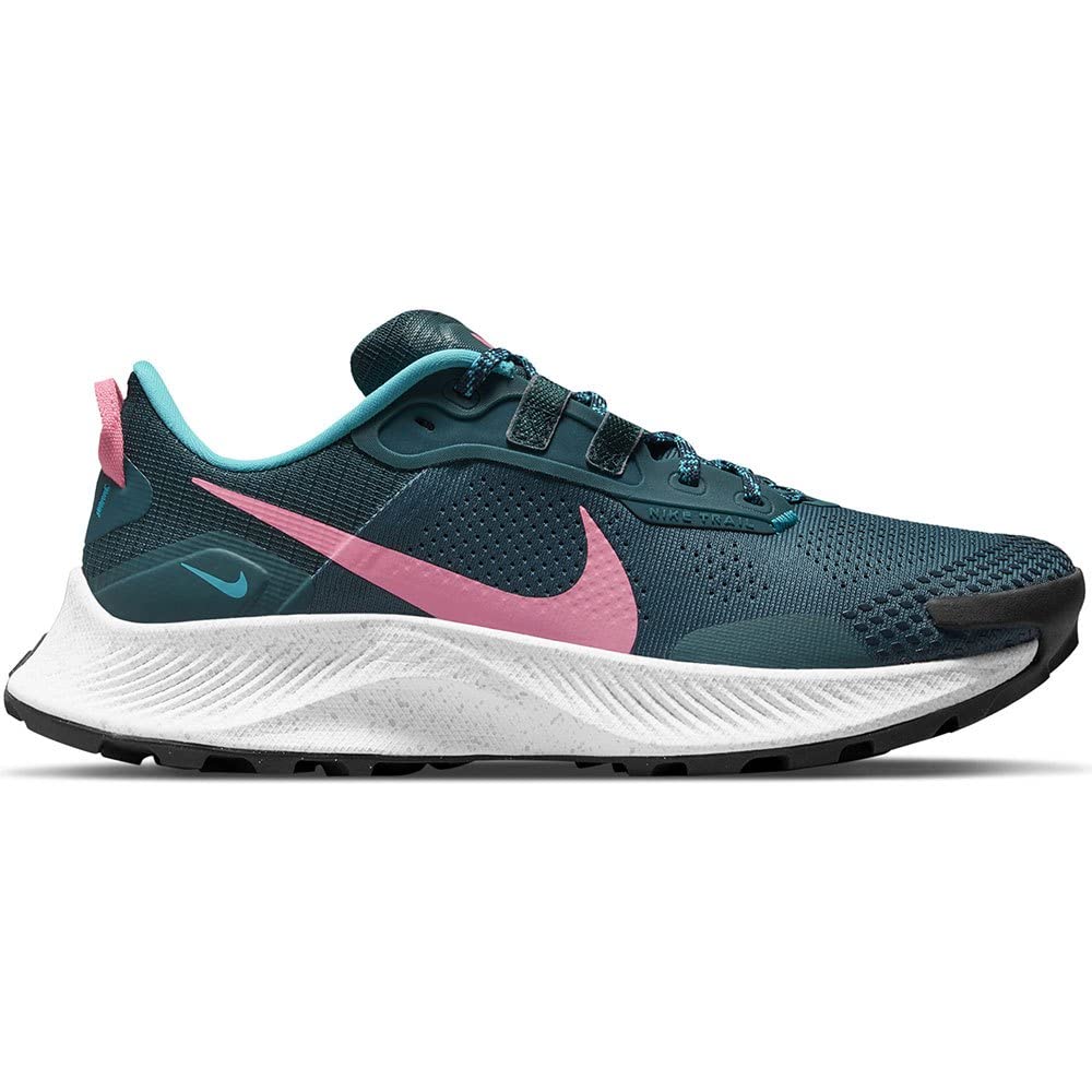 Nike Women's Pegasus Trail 3 Running Shoes Green/Dark Teal Size 9 B Medium US