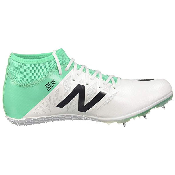 New Balance Women'S Sd 100 V2 Spike Shoes White/Neon Emerald Size 5.5 B Medium Us