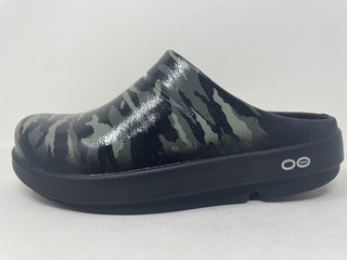 Oofos Women'S Ooclog Shoes Green Camo