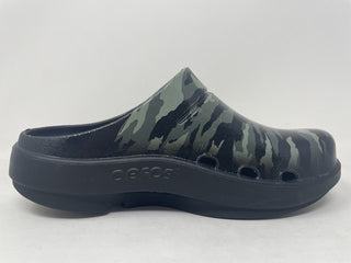 Oofos Women'S Ooclog Shoes Green Camo