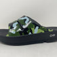 Oofos Women'S Ooahh Luxe Slide Sandals Jungle Camo
