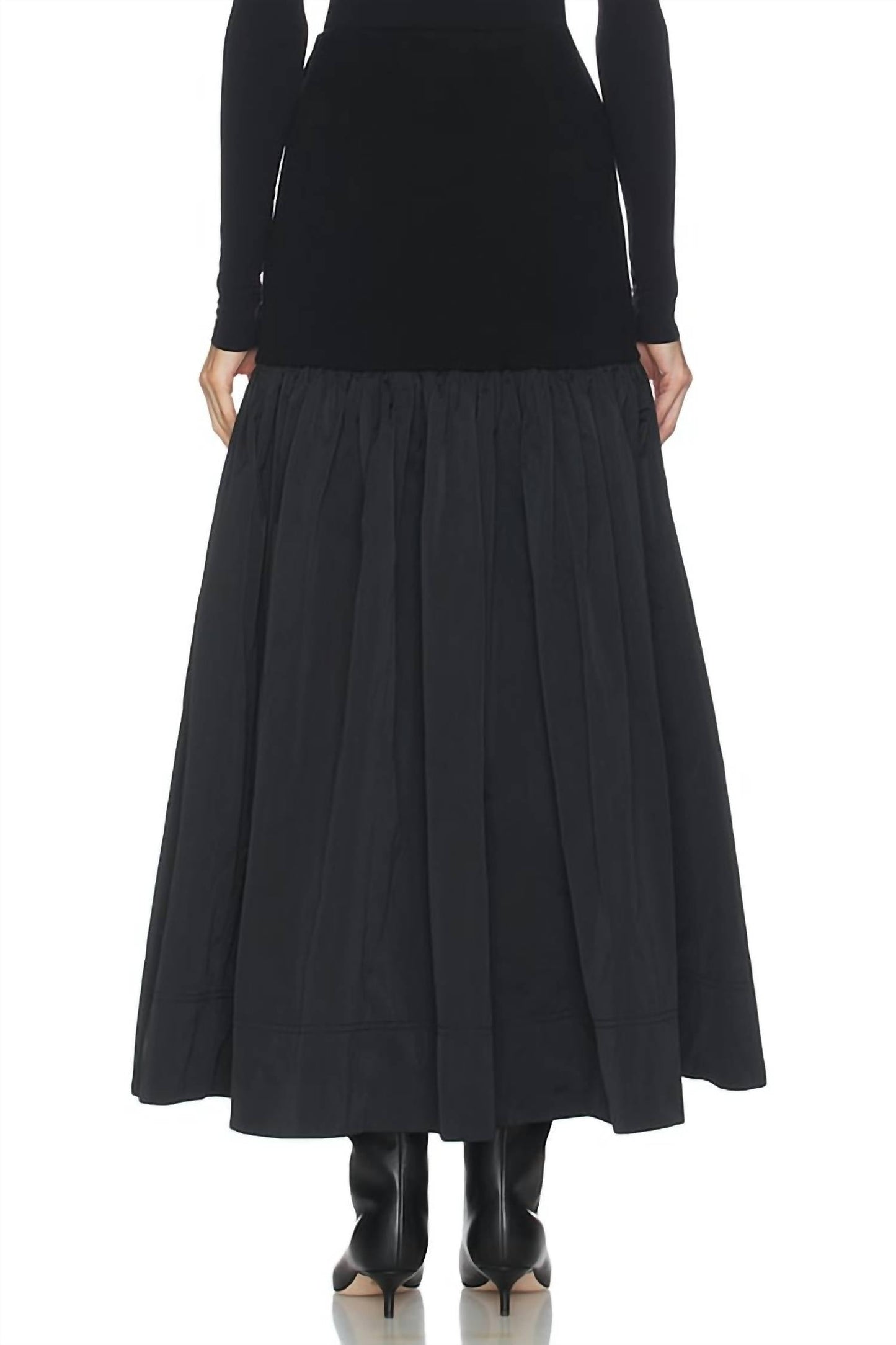 A.L.C. - Cami Mixed Media Maxi Skirt