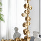 Full Length Arched Wall Mirror With Gold Leaf Accents