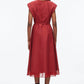 3.1 Phillip Lim - Sleeveless Draped Bow Midi Dress With Belt