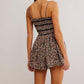 Free People - Bali Checked Out Printed Romper