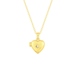 Fyb Jewelry - Women's Heirloom Heart Locket Necklace