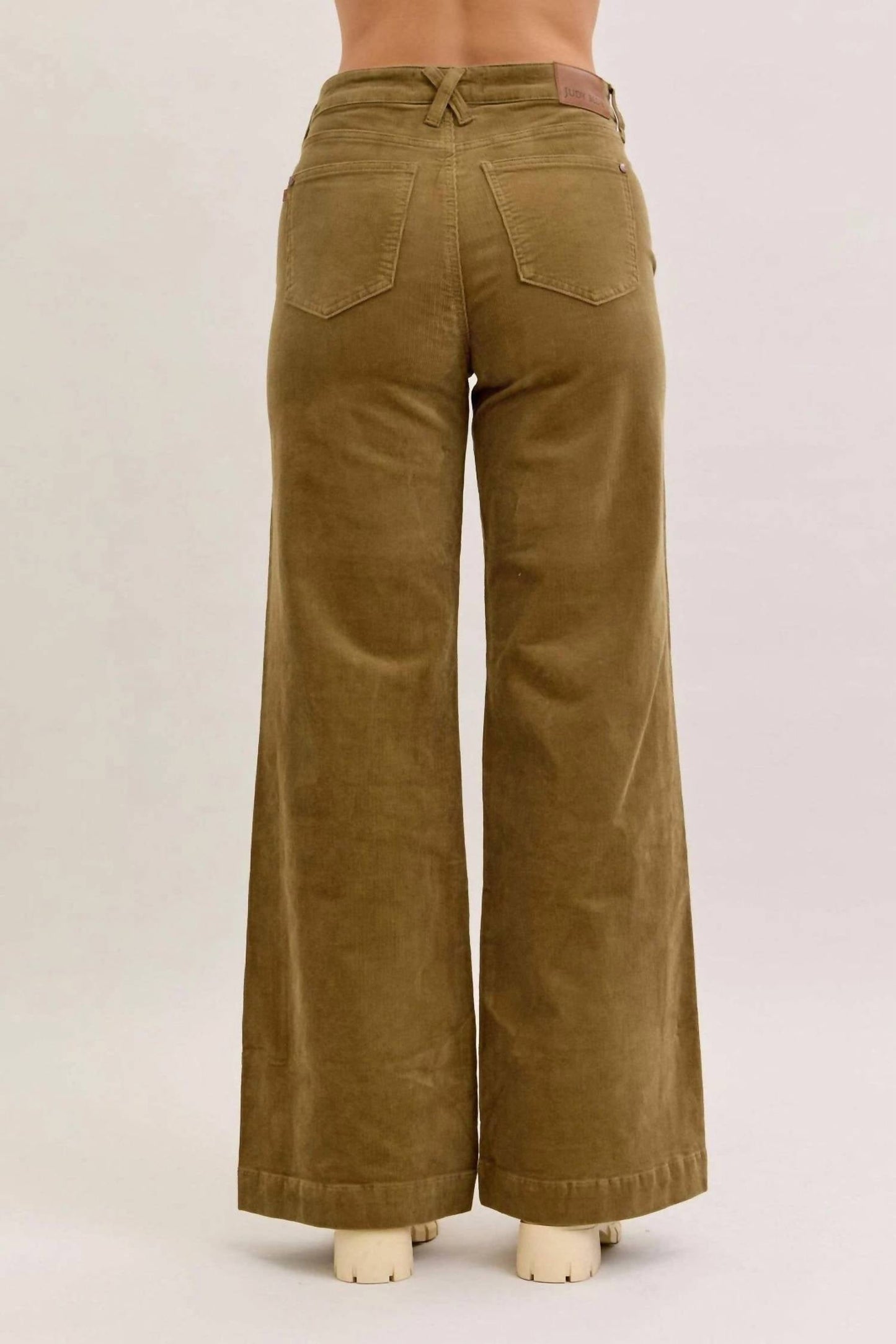 Judy Blue - High Waist Corduroy Retro Wide Leg Bottoms