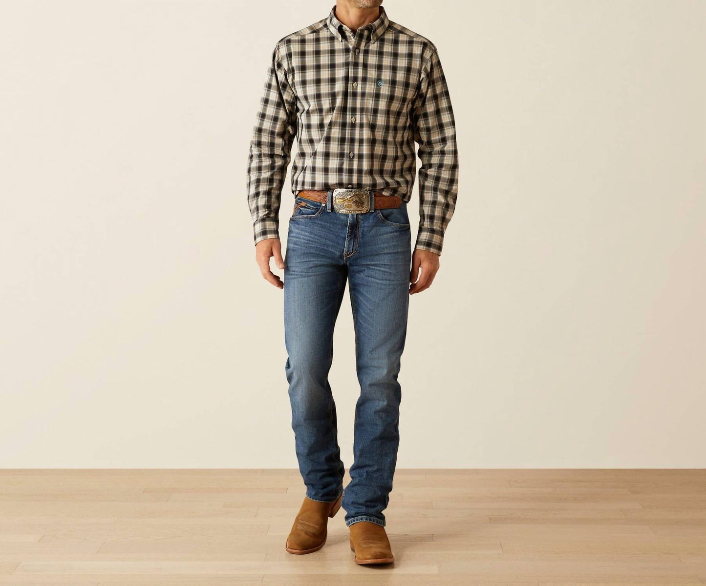Ariat - Garrett Long Sleeve Classic Plaid Shirt