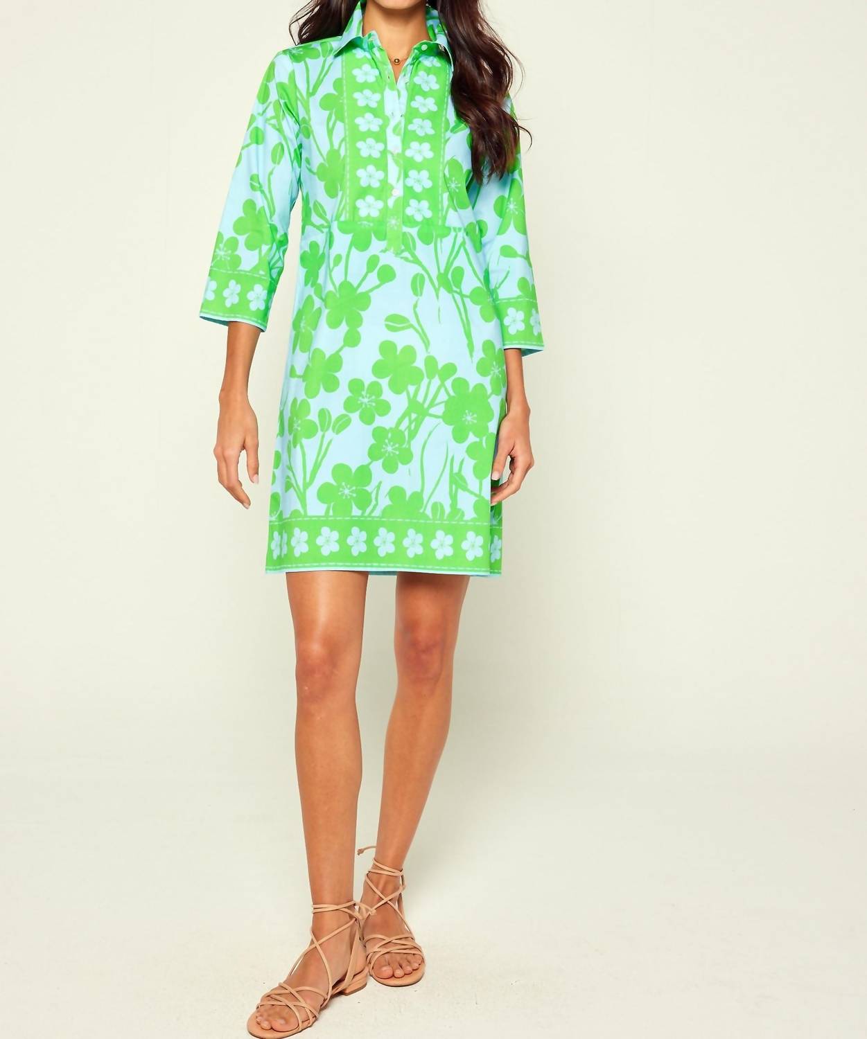 Bella Tu - Charlie 3/4 Sleeves Shirtdress