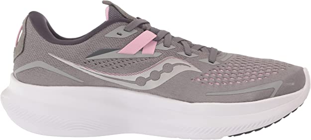 Saucony Women'S Ride 15 Running Shoes Alloy/Quartz