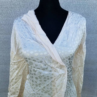 Alfani - V-neck Long Sleeves Blouse